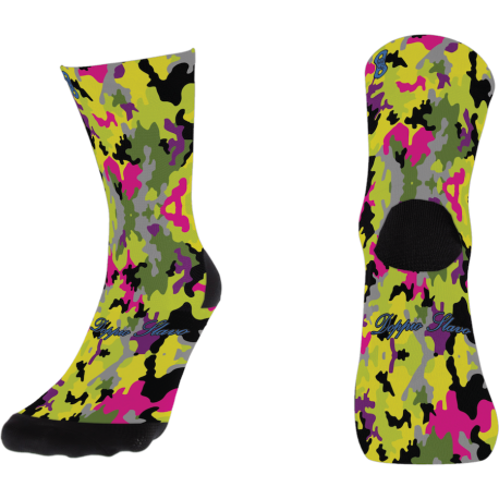 Pink Camouflage Sock